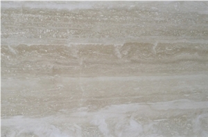 Cream Travertine Marble Slab