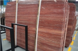 Iran Red Travertine Slab
