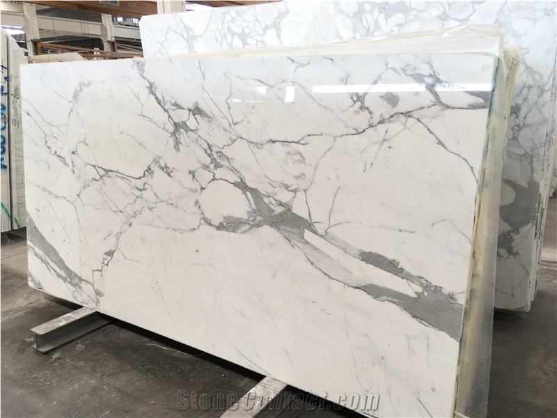 Statuario - Calacatta - Bardiglio, Italy White Marble Block