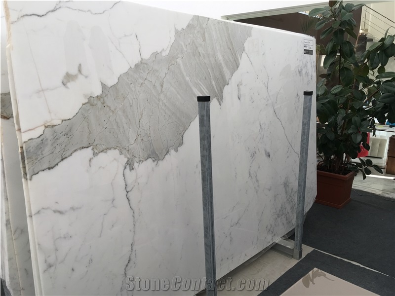 Statuario - Calacatta - Bardiglio, Italy White Marble Block