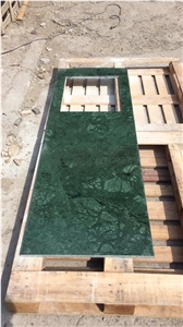 India Green Marble Kitchen Countertops