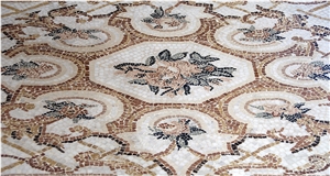 Marble Mosaic Floor Medallion