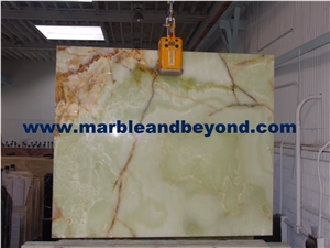 Light Green Onyx Tiles & Slabs, Pakistan Light Green Onyx Tiles & Slabs