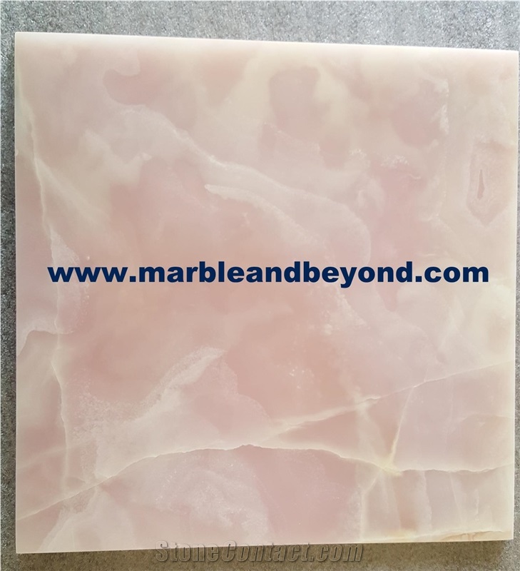 Pink Onyx Tiles & Slabs, Floor Tiles, Wall Tiles