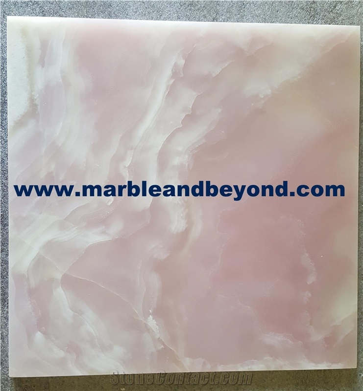 Pink Onyx Tiles & Slabs, Floor Tiles, Wall Tiles