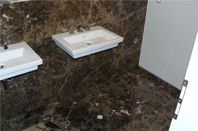 Marron Emperador Bathroom