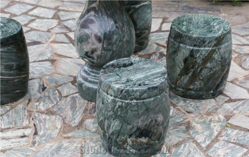 Natural Jadeite Stone Tables for Indoor or Outdoor,Coffee Garden Computer Tables