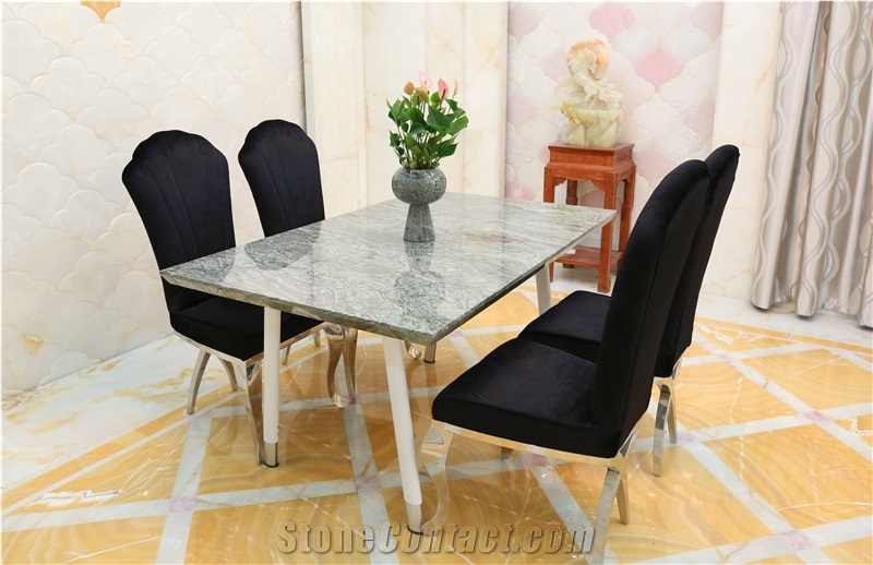 Natural Jadeite Stone Tables for Indoor or Outdoor,Coffee Garden Computer Tables