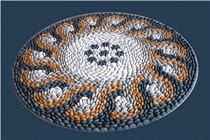 Pebble Mosaic Medallions