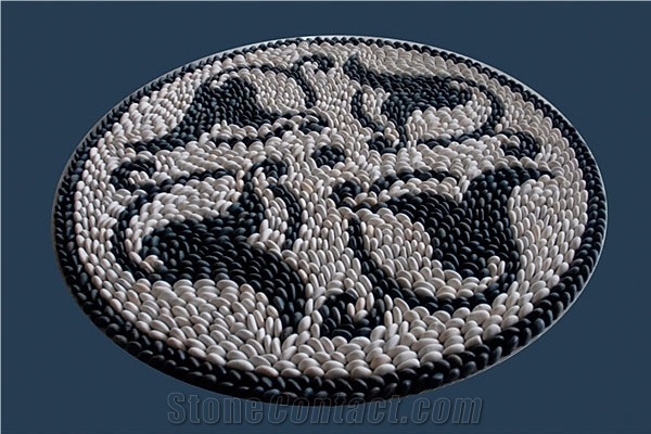 Pebble Mosaic Medallions