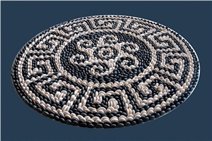 Pebble Mosaic Medallions