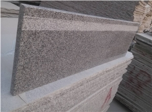 Hubei G603 Granite Stairs with a 5cm Width Anti-Slip Flamed Line