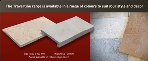Premium Travertine Random Pavers
