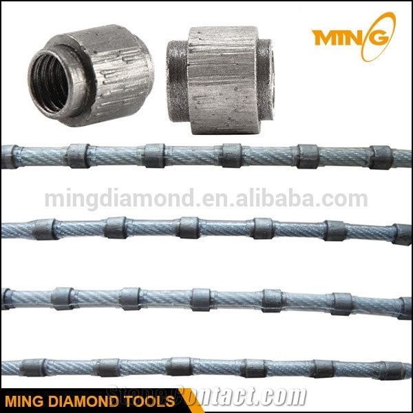 Diamond Wire Saw for Stone Cutting with 6.4mm 7.3mm Diamond Wire Saw Beads