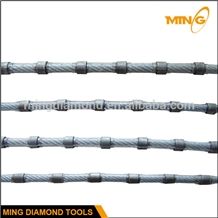 Diamond Wire Saw for Stone Cutting with 6.4mm 7.3mm Diamond Wire Saw Beads