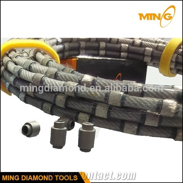 Diamond Wire Saw for Stone Cutting with 6.4mm 7.3mm Diamond Wire Saw Beads