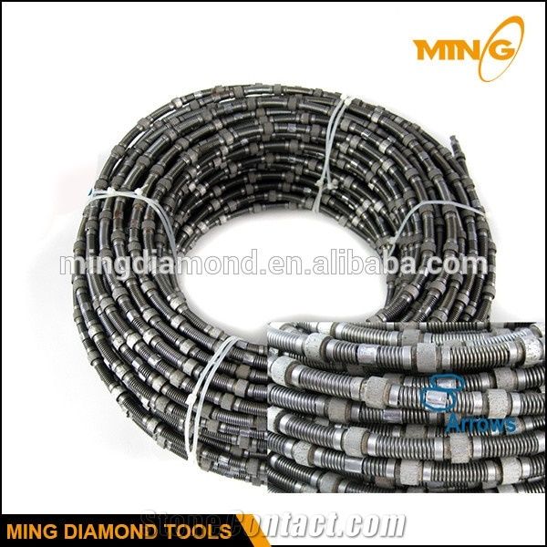 Diamond Wire Saw for Stone Cutting with 6.4mm 7.3mm Diamond Wire Saw Beads