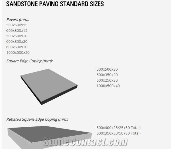 Sandstone Pavers