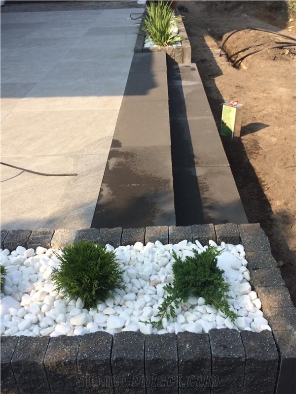 Terrace Pavers, Basalt Steps