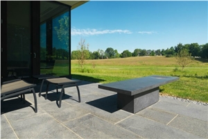 Olympic Black Granite Table, Terrace Pavement, Therlal Finish Olympic Black Granite Table, Terrace Pavement, Therlal Finish