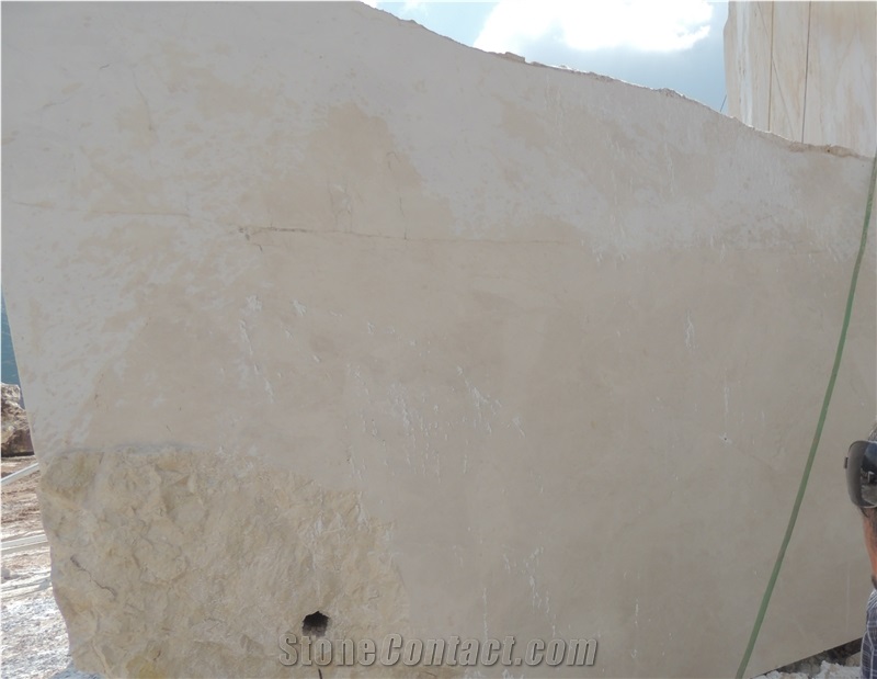 Cream Pearl Marble Block