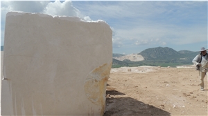 Cream Pearl Marble Block