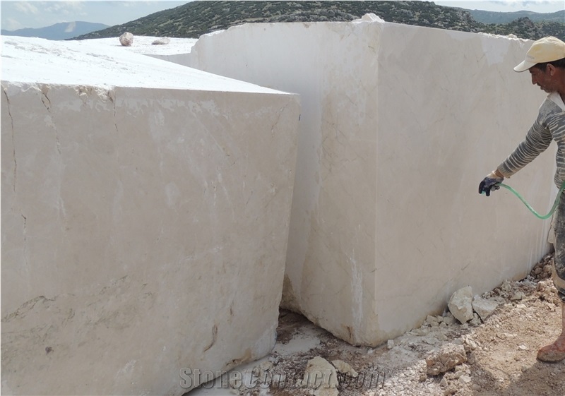 Cream Pearl Marble Block