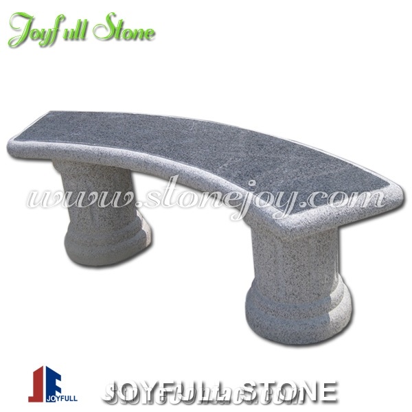 Garden Simple Bench, Grey Granite Bench, G654 Grey Granite Outdoor Benches