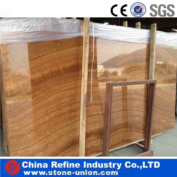 China High Quality Gold Wood Grainy Marble Slab&Tiles &Yellow Wooden, Yellow Timber,Yellow Grainy Factory