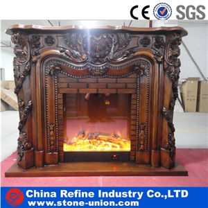 Classical Wooden Fireplace Mantel/Fireplace Surrounds