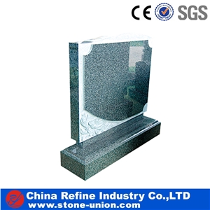 Green Carving Headstones,Cemetery Engraved Tombstones,Western Style Single Monuments,Granite Stone Memorial Gravestones,Custom Tombstone Monument Design