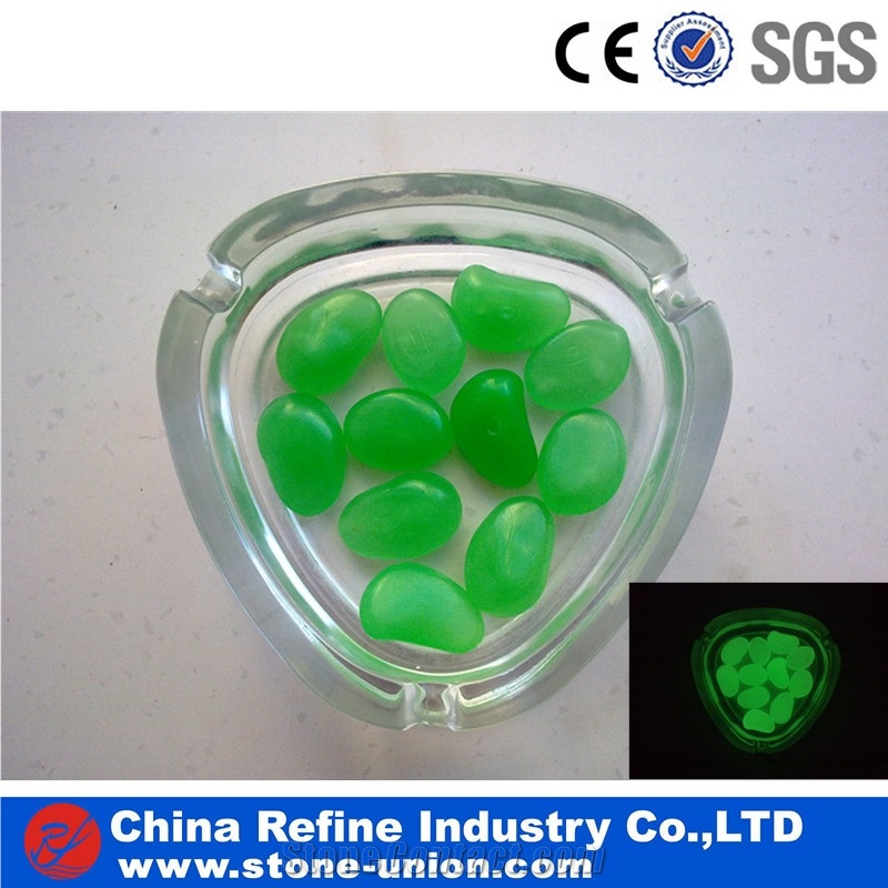 Luminous Glowing Pebble in the Dark ,Glow Paving Stone/Glow in the Dark Garden Ornament/Glow Pebbles