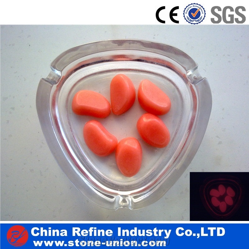 Luminous Glowing Pebble in the Dark ,Glow Paving Stone/Glow in the Dark Garden Ornament/Glow Pebbles