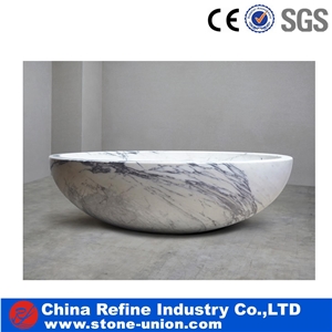 Luxury Calacatta Marble Bathtubs, Solid Surface