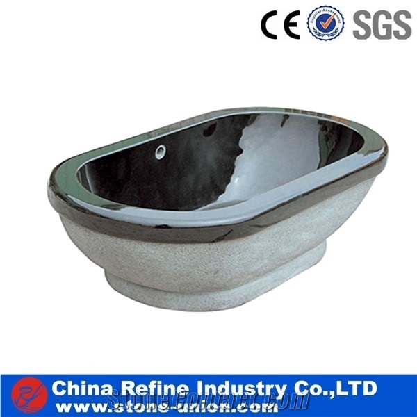 Natural Black Marble Bath Polished, Black Marble Bath Tub Factory Wholesale, Cheapest Black Marble Bathtub