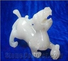 Chinese Tranditional Selenite Sculpturing