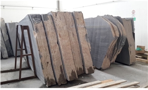 Kayseri Basalt No Hole Slabs, Brushed Tiles