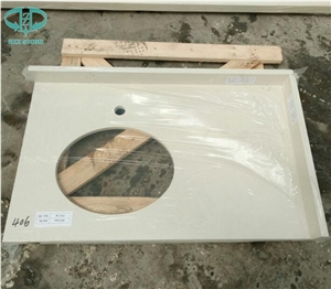 Artificial Quartz Stone Solid Surface Factory Custom White Quartz Kitchen Countertops Island Tops