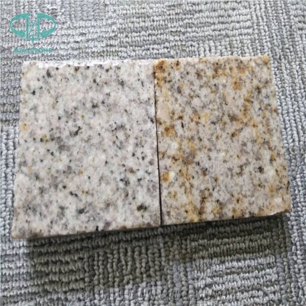 Beige G682 Granite Cube Stone/Rustic Yellow/Pavers/Yellow Granite/Paving Stone/Cobble Stone/ Yellow Cubestone/ Driveway Paving/Walkway Paver/Rustic Yellow