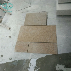 Beige G682 Granite Cube Stone/Rustic Yellow/Pavers/Yellow Granite/Paving Stone/Cobble Stone/ Yellow Cubestone/ Driveway Paving/Walkway Paver/Rustic Yellow