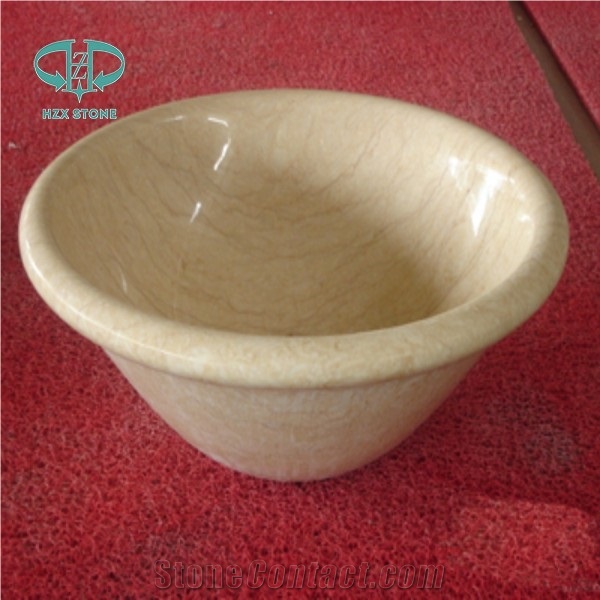 Beige Marble Sinks, Marmor Vessel Sinks, Kitchen Sinks, Bathroom Sinks, Wash Bowls, Wash Basins