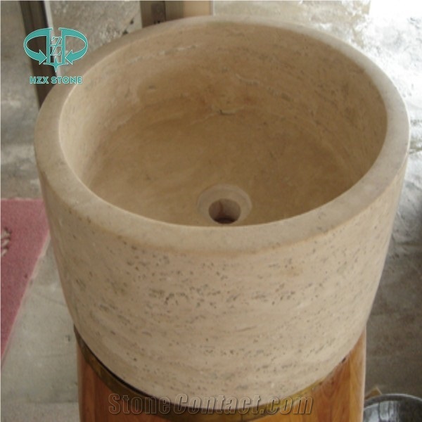 Beige Marble Sinks, Marmor Vessel Sinks, Kitchen Sinks, Bathroom Sinks, Wash Bowls, Wash Basins