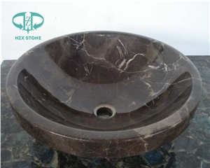 Beige Marble Sinks, Sunny Yellow Basins, Sunny Barrel Shaped Sinks