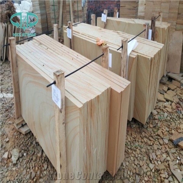 Beige Wooden Sandstone, China Sandstone Tiles, Sandstone,Sandstone Slabs & Tiles for Sale, Sandstone Slabs, Floor Covering