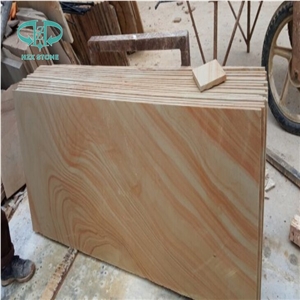 Beige Wooden Sandstone, China Sandstone Tiles, Sandstone,Sandstone Slabs & Tiles for Sale, Sandstone Slabs, Floor Covering