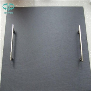 Black Slate for Cultured Stone, Wall Cladding, Stacked Stone Veneer Clearance, Manufactured Stone Veneer