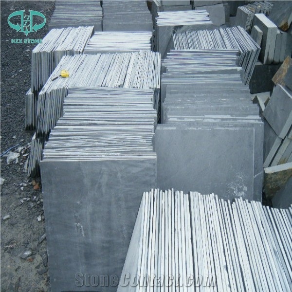 Black Slate for Cultured Stone, Wall Cladding, Stacked Stone Veneer Clearance, Manufactured Stone Veneer