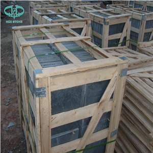 Black Slate for Cultured Stone, Wall Cladding, Stacked Stone Veneer Clearance, Manufactured Stone Veneer