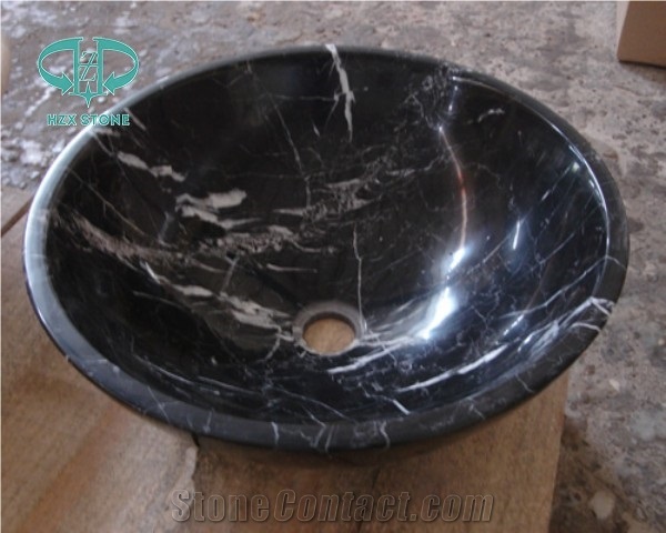 Black Wood Marble Wash Basin and Bathroom Sink/ Natural Stone Wash Basin and Bathroom Sink/ Wash Basin / Bathroom Sink