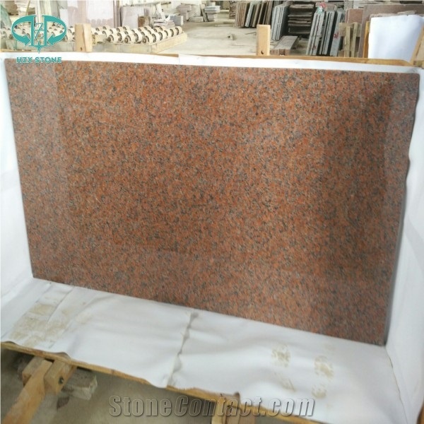 Cheap Chinese Granite G562 Maple Red Fengye Red Polished Tile for Floor